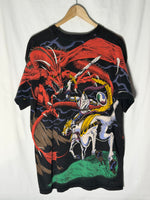 Load image into Gallery viewer, 1993 Liquid Blue Tag DRAGON Knight AOP Shirt XL Single Stitch Vintage
