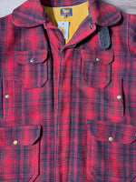 Load image into Gallery viewer, 1960's Woolrich Red Plaid Jacket Size XL

