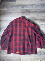 Load image into Gallery viewer, 1960's Woolrich Red Plaid Jacket Size XL
