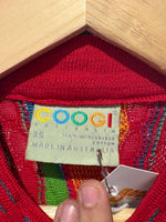 Load image into Gallery viewer, Vintage 1990's Red Button-up Coogi Sweater
