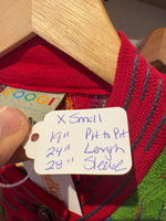 Load image into Gallery viewer, Vintage 1990's Red Button-up Coogi Sweater
